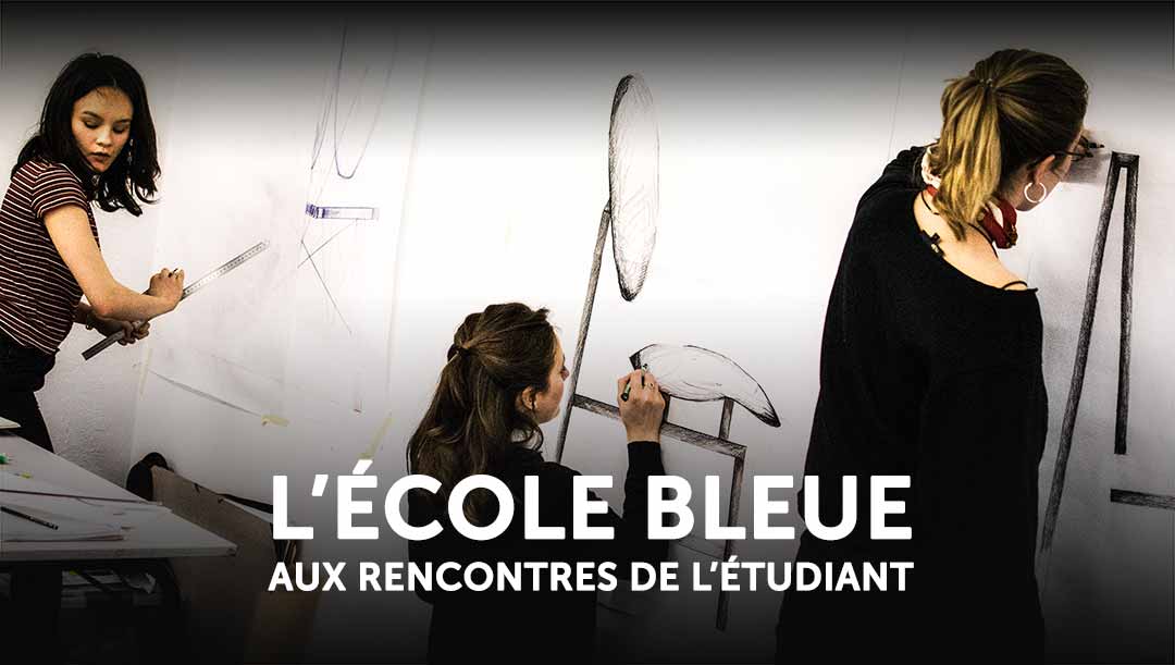 ecole bleue architecture intérieur design et scénographie, design archi ecole bleue expo diplômes 2018