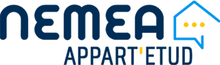 Logo Nemea – partenaire logement étudiant École Bleue