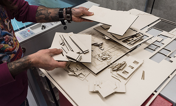 maquette-architecte-interieur-projet-etudiant-ecole-bleue