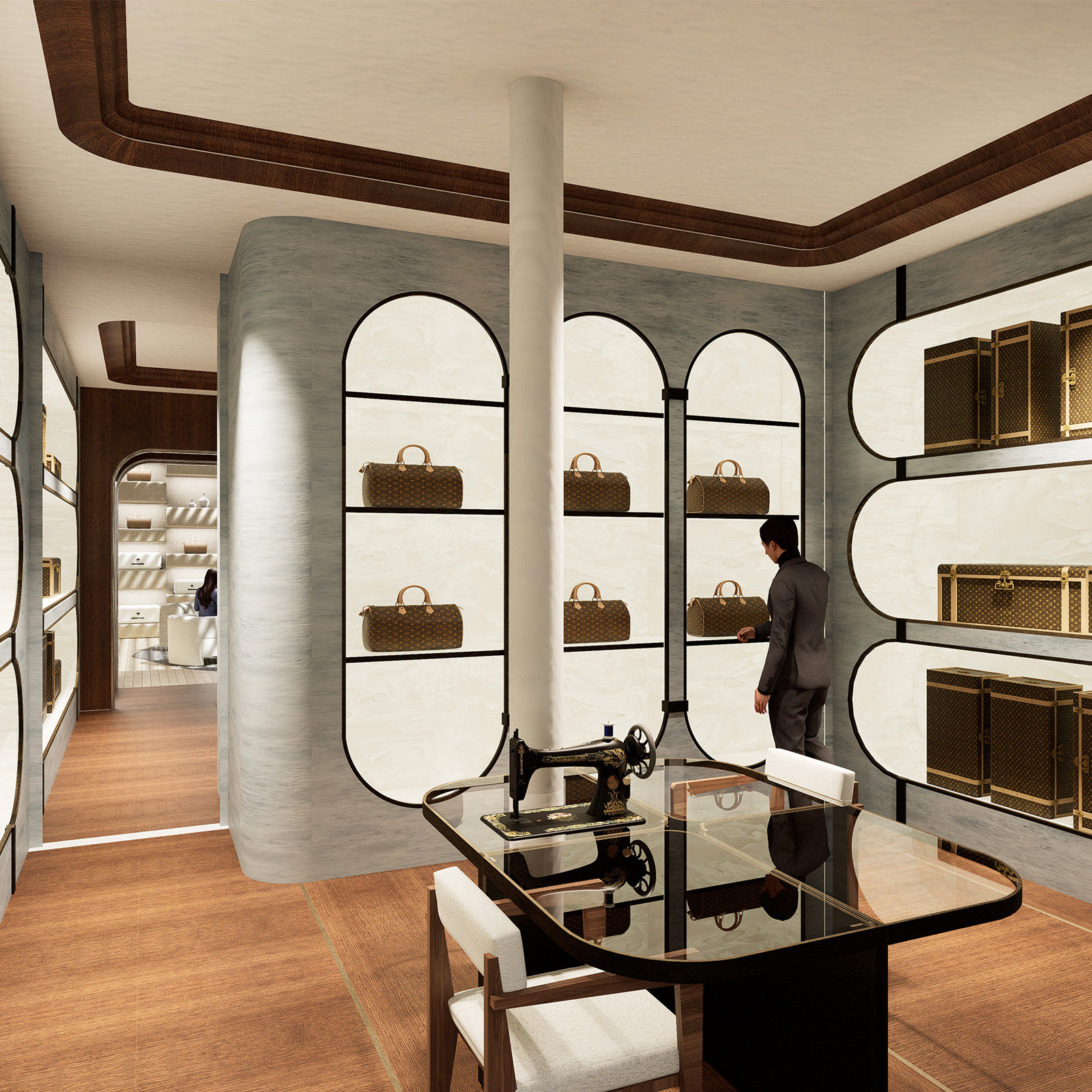 Louis Vuitton x École Bleue : L'art du voyage - Photo 9